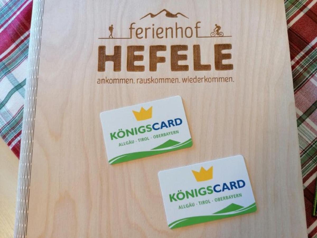 Ferienhof Hefele Διαμέρισμα Hopferau Εξωτερικό φωτογραφία